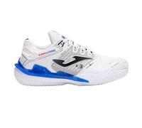 Joma Pádel Zapatilla de Hombre Stroke, 40-46 Blanco - Suela Reactive Ball Que Absorve Impactos y Evita Torsiones en Articulaciones
