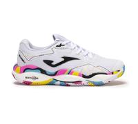 Joma Pádel Zapatilla Smash Blanca, 37-47 - Suela Reactive Ball Que Absorve Impactos y Evita Torsiones en Articulaciones