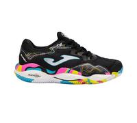Joma Pádel Zapatilla Smash Negra, 37-47 - Suela Reactive Ball Que Absorve Impactos y Evita Torsiones en Articulaciones