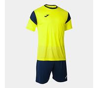 Conjunto futbol phoenix hombre amarillo fluor marino 2XL