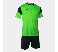 Joma Phoenix Set Deportivo, Hombre, Verde Fluor Negro, L