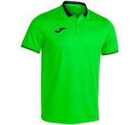Joma - Polo Championship VI Niño, Unisex, Verde Flúor-Negro, XS