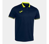 Joma Polo Manga Corta Championship Vi Marino Amarillo Flúor