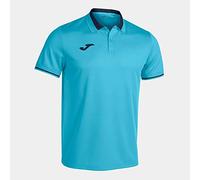 Joma - Polo Championship VI Niño, Unisex, Turquesa Flúor, XS