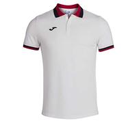 Joma - Polo Manga Corta Confort II, Talla XL, Color Blanco