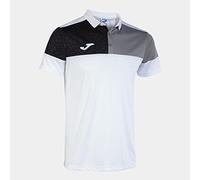 Joma Polo Manga Corta Crew v Blanco Gris Negro