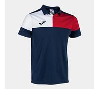 Joma Polo Manga Corta Crew v Marino Rojo Blanco