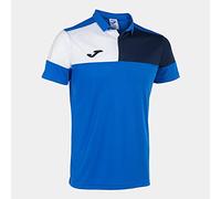 Polo manga corta joma crew v hombre/niño royal marino blanco XL