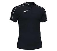 Joma - Polo Manga Corta Scrum, Talla 2XS, Color Negro