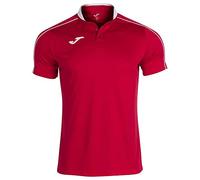 Joma - Polo Manga Corta Scrum, Talla 2XS, Color Rojo