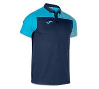 Joma Polo Marca Modelo Polo Manga Corta Hobby II Marino Turquesa FLÚOR
