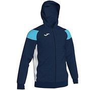 Joma Poly Crew III 101271 Navy-Celeste Fashion - Sudadera con Capucha, 101271_342_XL, Navy-Celeste, X-Large