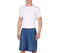 Joma Rookie Rojo - Pantalones Cortos de Baloncesto Reversibles, Color Blanco - Pantalones Cortos Hombre