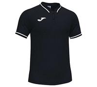 Joma S Polo Manga Corta Confort II, Unisex-Adult, Negro