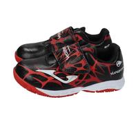 Joma Zapatilla de fútbol sala Super Copa SCJS2501INV Negro y Rojo Niño 30
