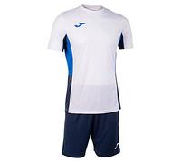 Set de fútbol joma danubio ii hombre/niño blanco marino royal M