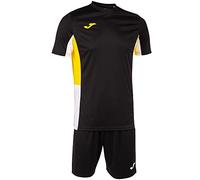 Set de fútbol joma danubio ii hombre/niño negro amarillo blanco XL