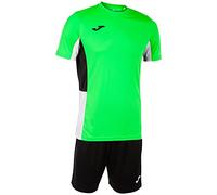 Joma Set danubio ii verde flúor negro blanco