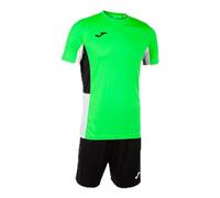 Joma Set danubio ii verde flúor negro blanco
