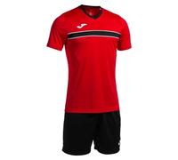 Conjunto de fútbol joma victory hombre/niño rojo negro 12 - 14 AÑOS