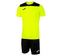 Set de fútbol joma phoenix ii hombre/niño amarillo flúor negro L