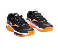 Joma Slam Men 2501 Black - TSLAMW2501OM - Zapatilla de pádel Hombre, Negro y naranja., 42 EU