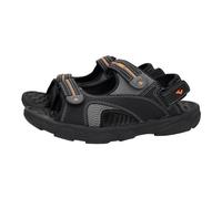 Joma SOCEAS2401V Sandalias para hombres en color negro, sandalias de montaña con Cinta textil Adhesiva, piso de goma antideslizante HOMBRE SANDALIAS NEGRO 42