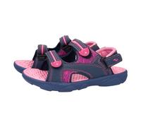 Joma SOCEJS2443V Sandalias de verano para niñas, color azul marino y fucsia, con Cinta textil Adhesiva, sandalias de goma para niñas NIÑA SANDALIAS MARINO-FUXIA 33