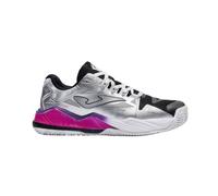 Joma Spin Lady 2612, Zapatillas de pádel Mujer, Plata y negro., 39 EU