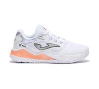 Joma Spin Zapatilla De Pádel Mujeres-blanco,coral Blanco