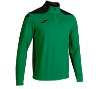 Joma - Sudadera Championship VI Niño, Unisex, Verde-Negro, 5XS