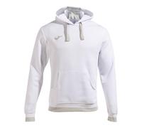 Joma 3XS Sudadera con Capucha Confort II, Unisex-Adult, Blanco-Gris