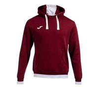 Joma - Sudadera con Capucha Confort II, Talla 3XS, Color Burdeos Blanco
