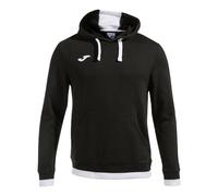 Joma - Sudadera con Capucha Confort II, Talla 3XS, Color Negro Blanco