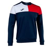 Sudadera hombre crew v marino rojo 2XL