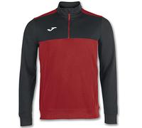 Joma Hombre Sudadera, Rojo-Negro, L