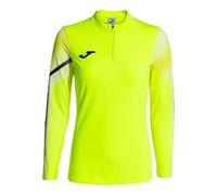 Joma Elite XI Sudadera, Fluorescente Amarillo Negro, M para Mujer