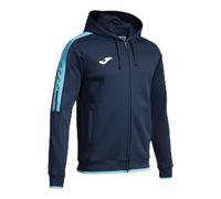 Joma OLIMPIADA Sudadera con Capucha, Azul Marino Turquesa Fluorescente, M para Hombre