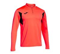 Joma Winner III Sudadera, Coral Fluor Negro, XL para Hombre