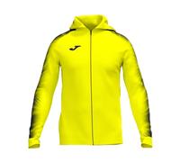 Joma Elite XI Sudadera con Capucha, Amarillo neón y Negro, L para Mujer