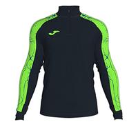 Sudadera joma elite ix hombre negro verde flúor M