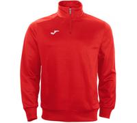 Joma - Sudadera Faraon Media Cremallera, Unisex, Rojo, XS