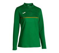 Joma Sudadera Running Mujer, 2XS-XL, Manga Larga, con Forro Térmico y Media Cremallera, Ideal para Entrenamiento Exterior, Record III