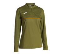 Joma Sudadera Running Mujer, 2XS-XL, Manga Larga, con Forro Térmico y Media Cremallera, Ideal para Entrenamiento Exterior, Record III