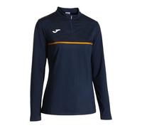 Joma Sudadera Running Mujer, 2XS-XL, Manga Larga, con Forro Térmico y Media Cremallera, Ideal para Entrenamiento Exterior, Record III