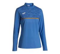 Joma Sudadera Running Mujer, 2XS-XL, Manga Larga, con Forro Térmico y Media Cremallera, Ideal para Entrenamiento Exterior, Record III