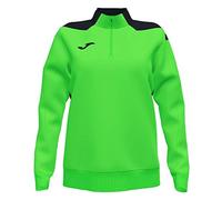 Joma Championship VI Sudadera, Mujer, Verde Flúor-Negro, M