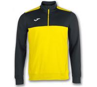 Joma - Sudadera Winner, Unisex, Amarillo-Negro, 2XS
