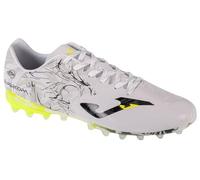 Joma Super Copa 2402 AG SUPS2402AG - Botas de fútbol para Hombre, Color Blanco/Negro/Amarillo flúor, Talla 44 EU, Blanco, 44 EU