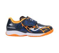 Joma Super Copa jr 2503 Indoor, Botas, Azul Marino y Naranja flúor, 24 EU